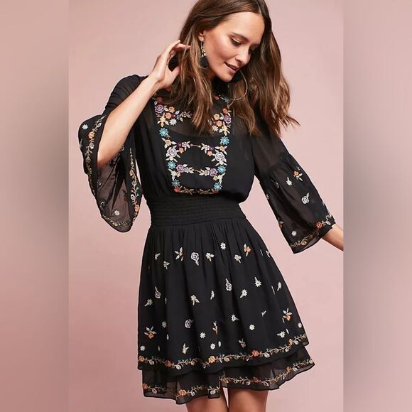 Anthropologie Maeve Anfisa Tunic Dress Size 0 - Picture 1 of 16